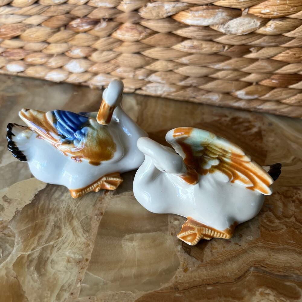 Goose Pair of Vintage Figurines